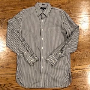 J. Crew Factory Wrinkle Free Button-Down Dress Shirt. Size M
